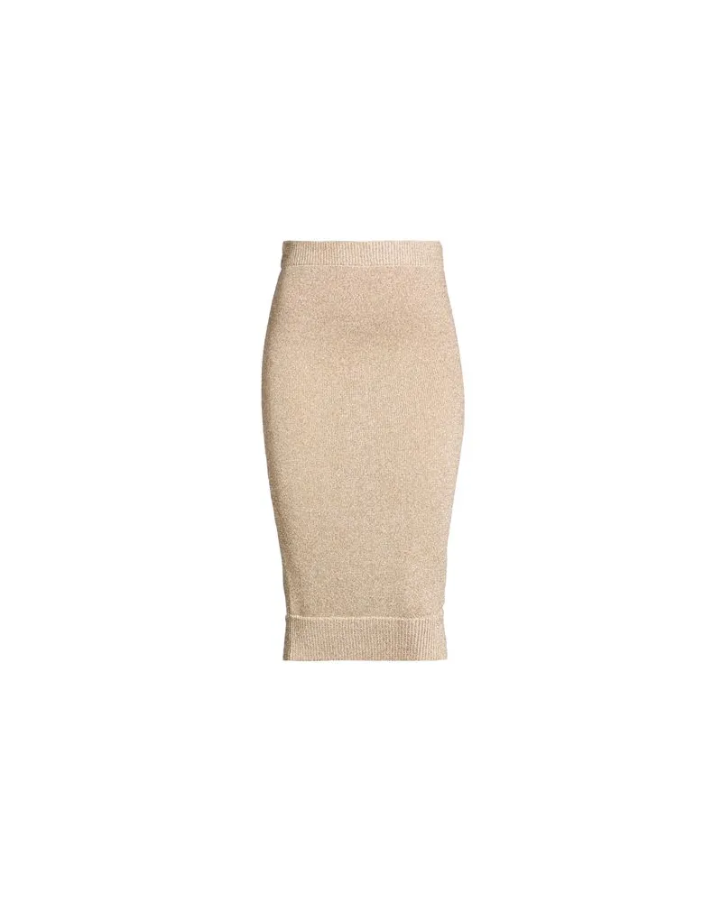 NUDE HOSEN & RÖCKE - Midi-Röckeauf YOOX.COM Gold