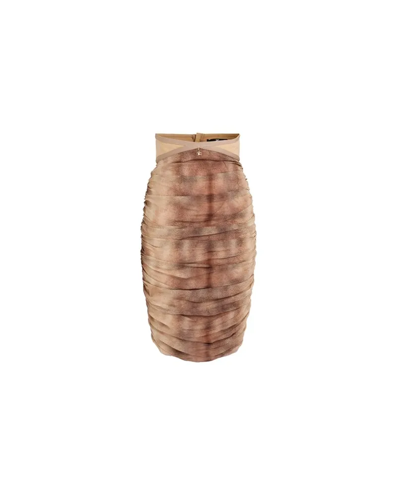 Elisabetta Franchi HOSEN & RÖCKE - Midi-Röckeauf YOOX.COM Beige