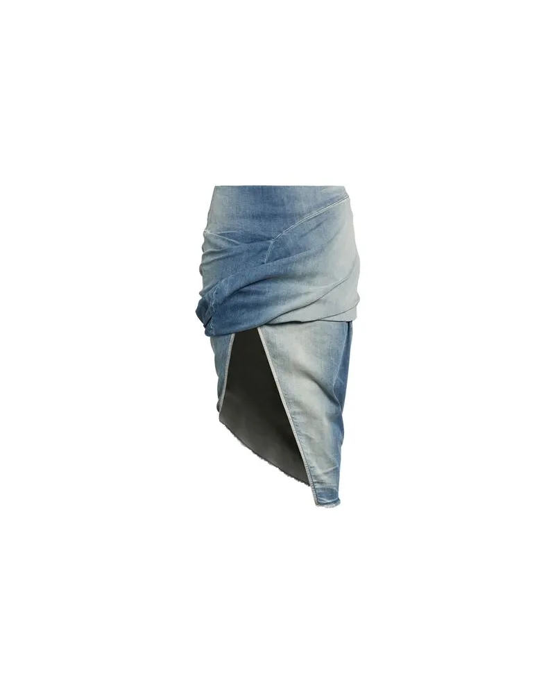 DRKSHDW by Rick Owens HOSEN & RÖCKE - Jeansröckeauf YOOX.COM Blau