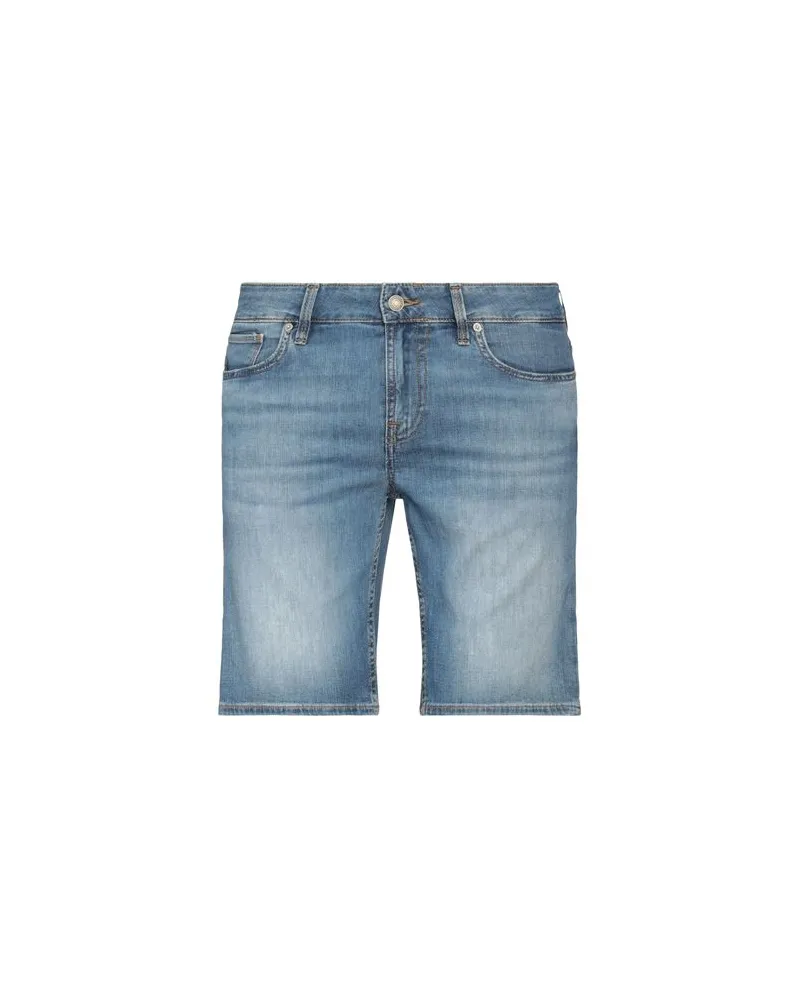 Guess HOSEN & RÖCKE - Jeansshortsauf YOOX.COM Blau
