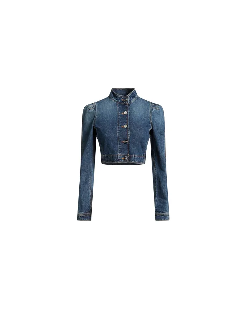 Alaïa JACKEN & MÄNTEL - Jeansjacken/Mäntelauf YOOX.COM Blau