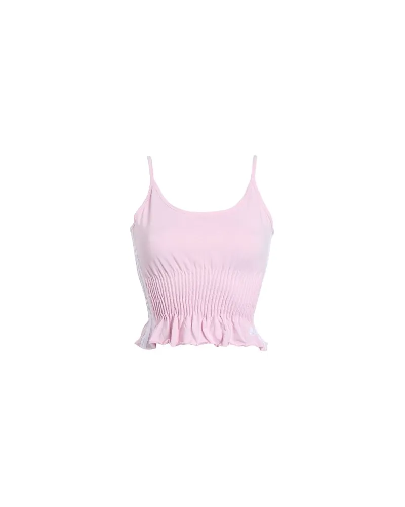 adidas SMOCKED TOP    - TOPS - Topsauf YOOX.COM Rosa