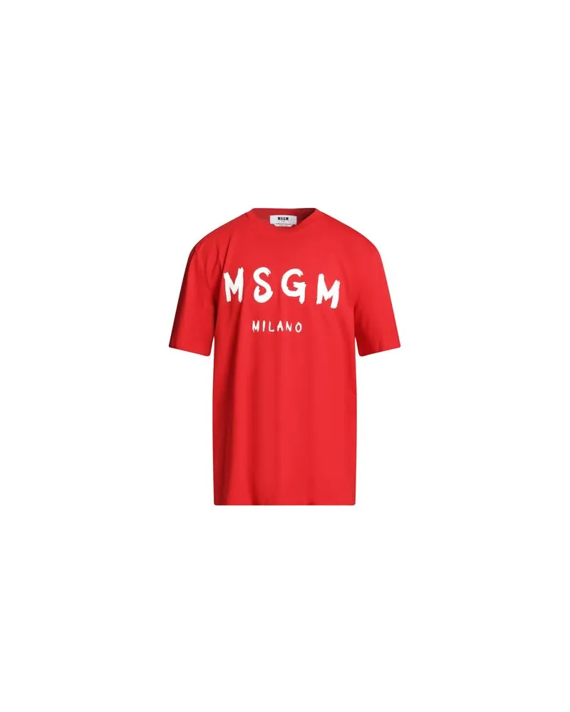 MSGM TOPS - T-shirtsauf YOOX.COM Rot