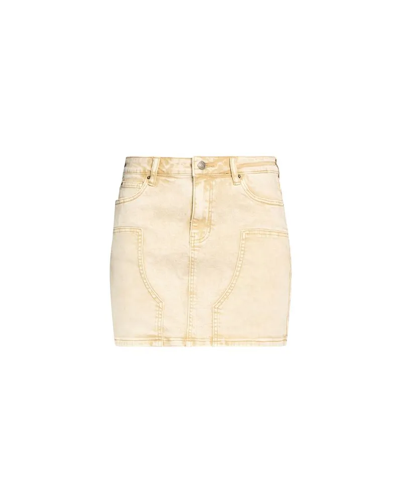 Guess HOSEN & RÖCKE - Jeansröckeauf YOOX.COM Senf