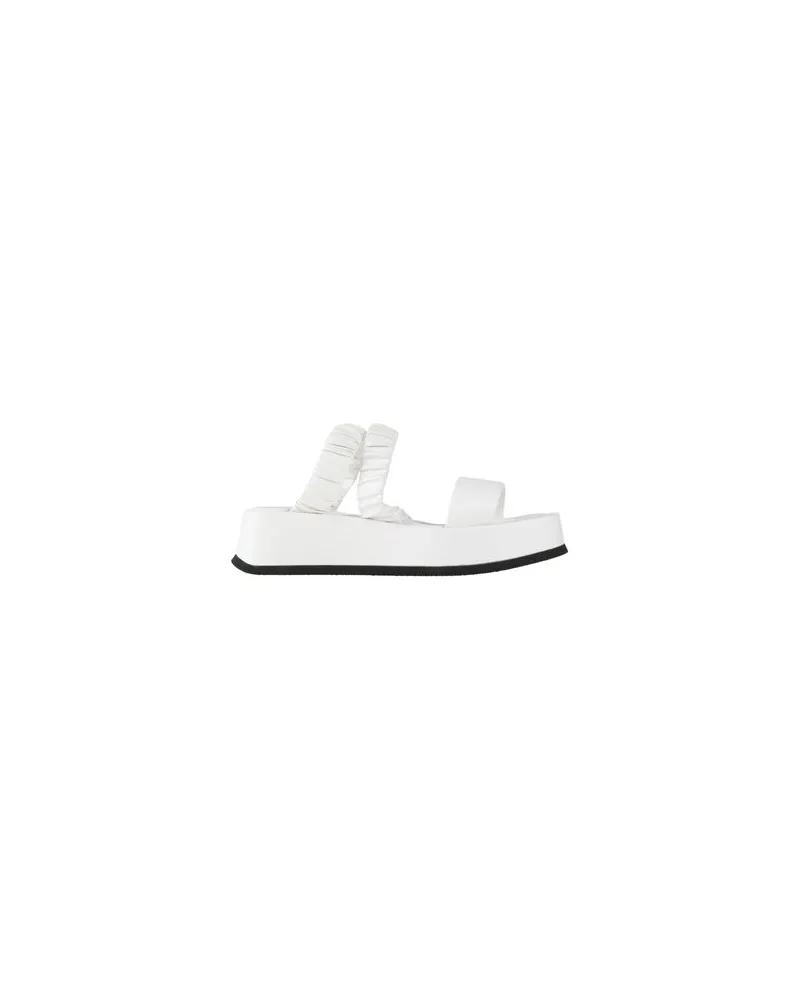 Pollini SCHUHE - Sandalenauf YOOX.COM Weiß
