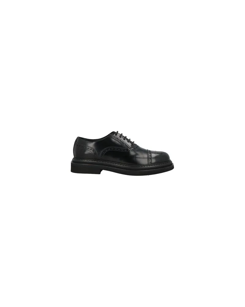 Dolce & Gabbana SCHUHE - Schnürschuheauf YOOX.COM Schwarz