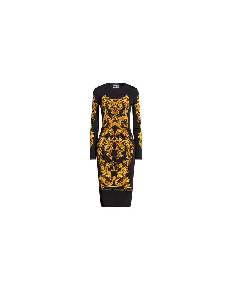 Versace Jeans KLEIDER - Midi-Kleiderauf YOOX.COM Gelb