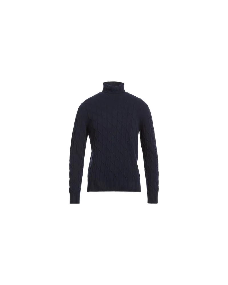 Luigi Borrelli STRICKWAREN - Rollkragenpulloverauf YOOX.COM Marineblau