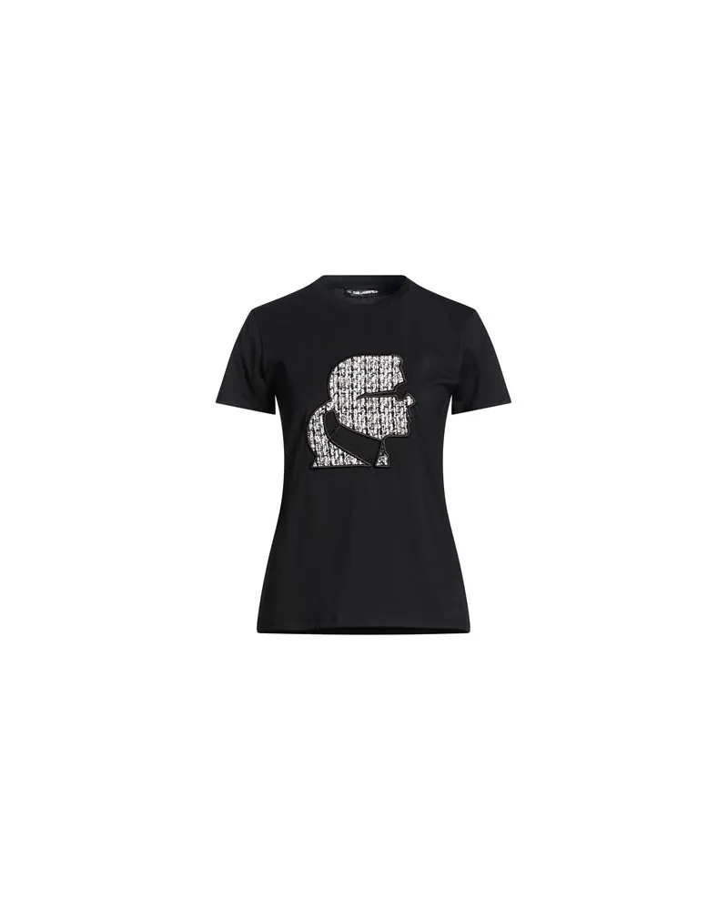 Karl Lagerfeld TOPS - T-shirtsauf YOOX.COM Schwarz
