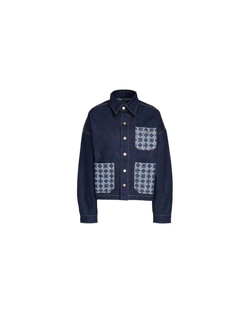 Amiri JACKEN & MÄNTEL - Jeansjacken/Mäntelauf YOOX.COM Blau