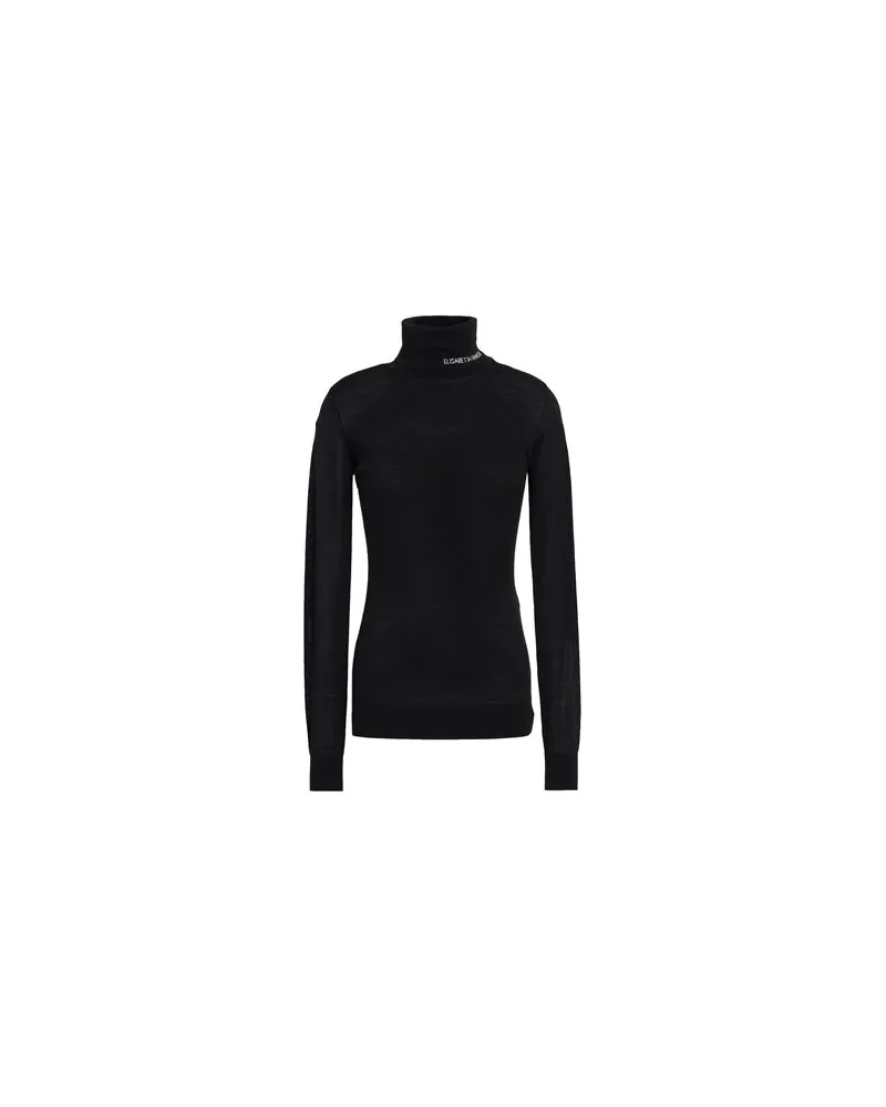 Elisabetta Franchi STRICKWAREN - Rollkragenpulloverauf YOOX.COM Schwarz