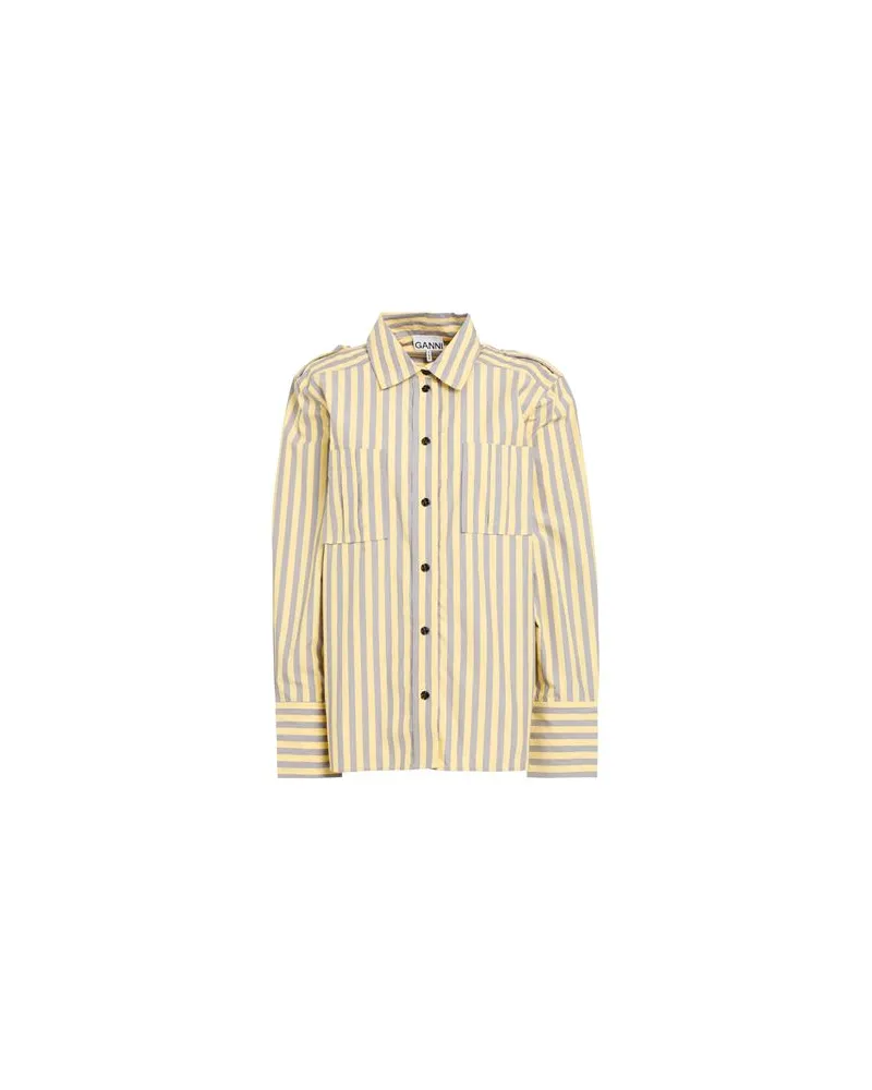 Ganni TOPS - Hemdenauf YOOX.COM Gelb