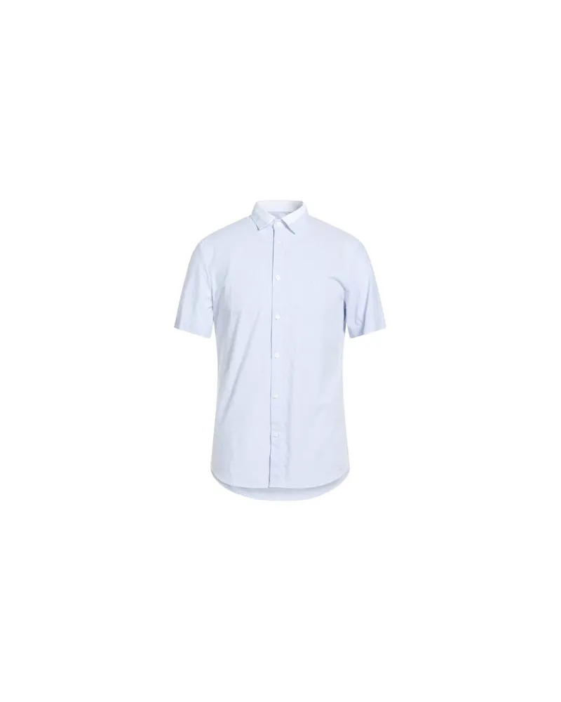 Armani Exchange TOPS - Hemdenauf YOOX.COM Himmelblau