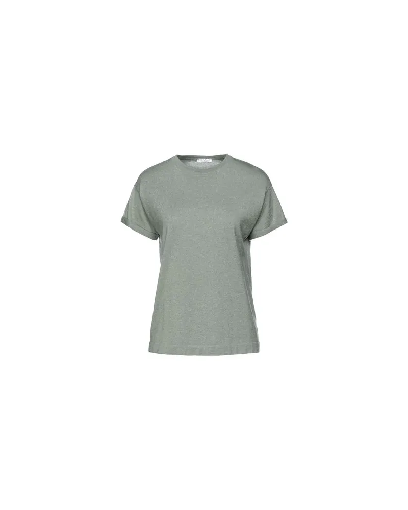 Brunello Cucinelli CASHMERE - STRICKWAREN - Pulloverauf YOOX.COM Militärgrün