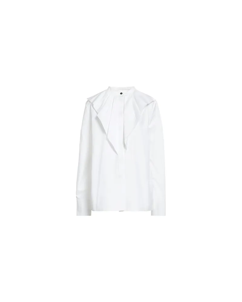 Jil Sander TOPS - Hemdenauf YOOX.COM Weiß