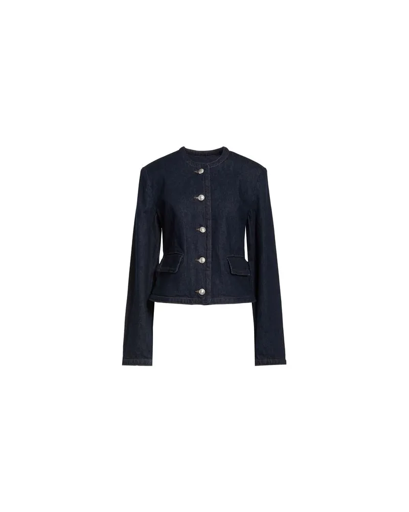 7 for all mankind JACKEN & MÄNTEL - Jeansjacken/Mäntelauf YOOX.COM Blau