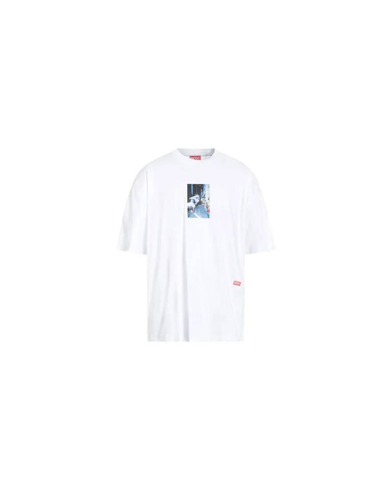 Diesel TOPS - T-shirtsauf YOOX.COM Weiß