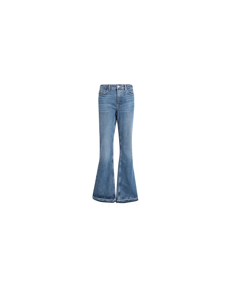 Topshop HOSEN & RÖCKE - Jeanshosenauf YOOX.COM Blau