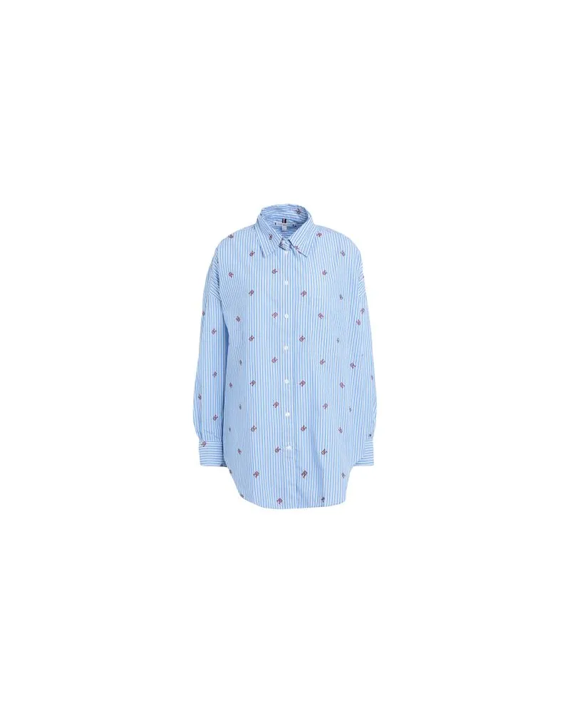 Tommy Hilfiger TOPS - Hemdenauf YOOX.COM Azurblau