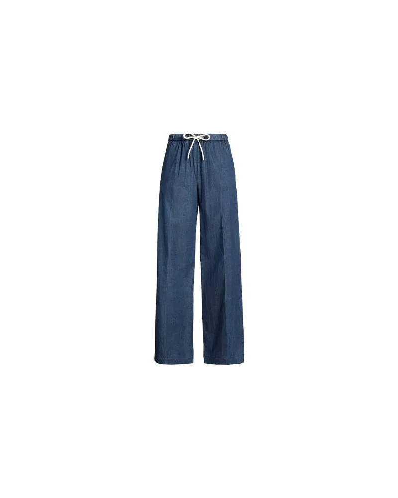 CIRCOLO 1901 HOSEN & RÖCKE - Jeanshosenauf YOOX.COM Blau