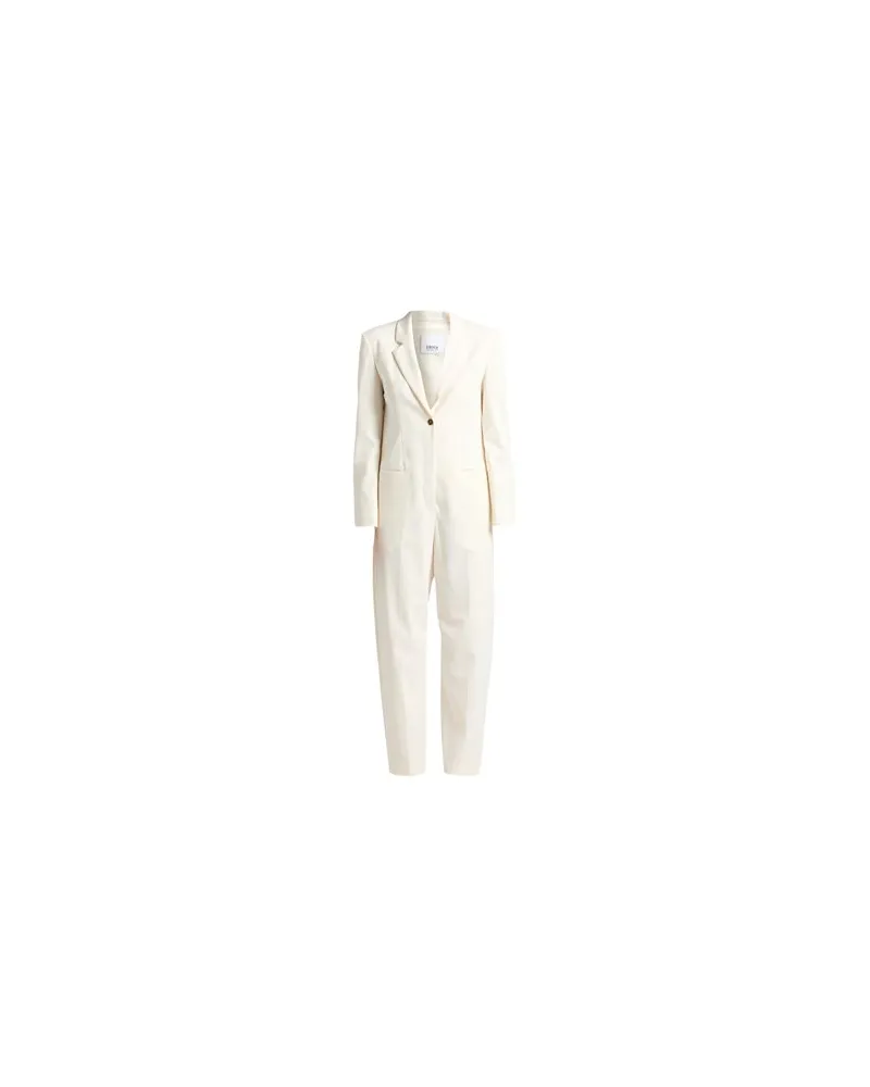 Erika Cavallini OVERALLS - Jumpsuitsauf YOOX.COM Elfenbein