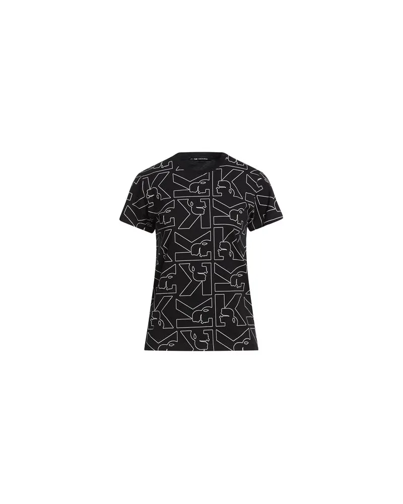 Karl Lagerfeld TOPS - T-shirtsauf YOOX.COM Schwarz