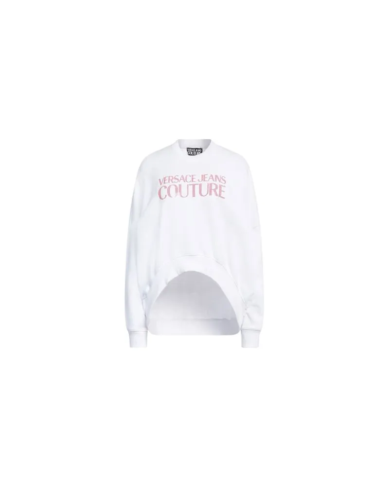 Versace Jeans TOPS - Sweatshirtsauf YOOX.COM Weiß