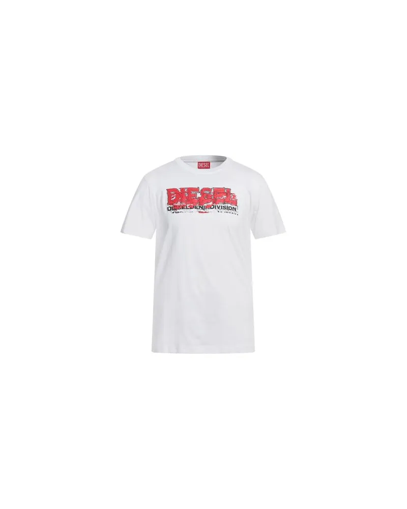 Diesel TOPS - T-shirtsauf YOOX.COM Weiß