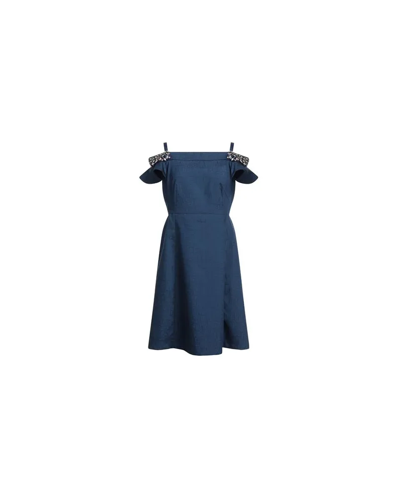 Maria Grazia Severi KLEIDER - Mini-Kleiderauf YOOX.COM Nachtblau