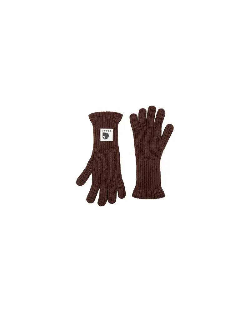Sacai ACCESSOIRES - Handschuheauf YOOX.COM Dunkelbraun