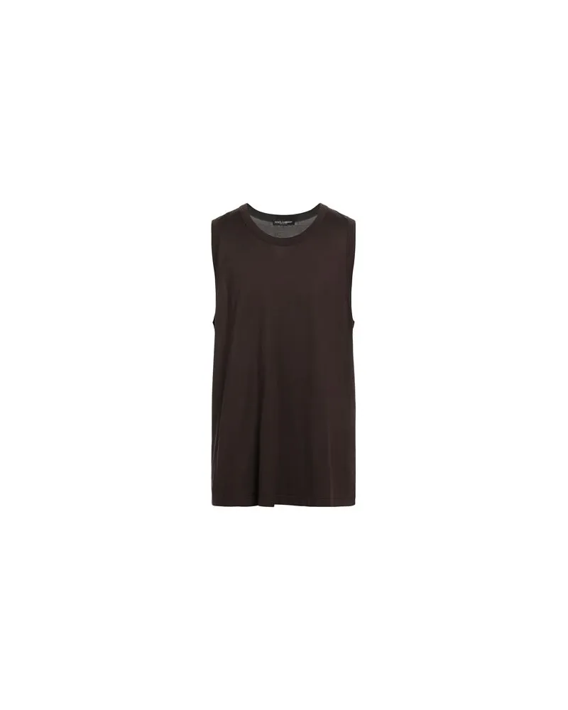 Dolce & Gabbana TOPS - Tank Topsauf YOOX.COM Dunkelbraun