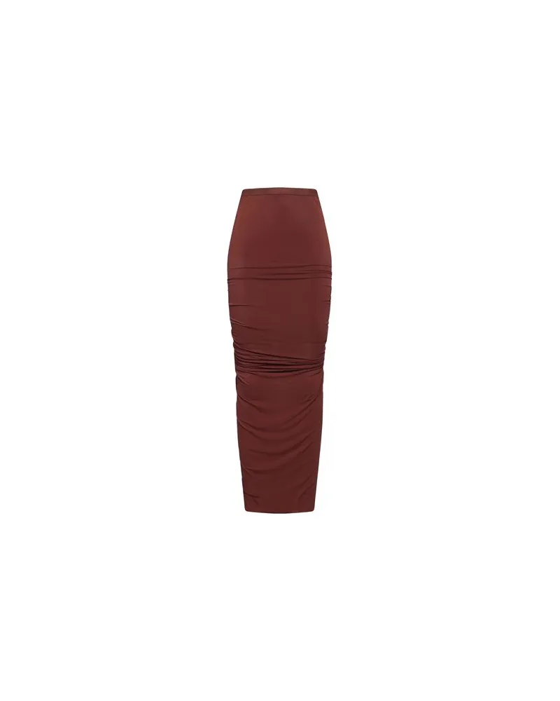 Rick Owens HOSEN & RÖCKE - Maxi-Röckeauf YOOX.COM Schokobraun