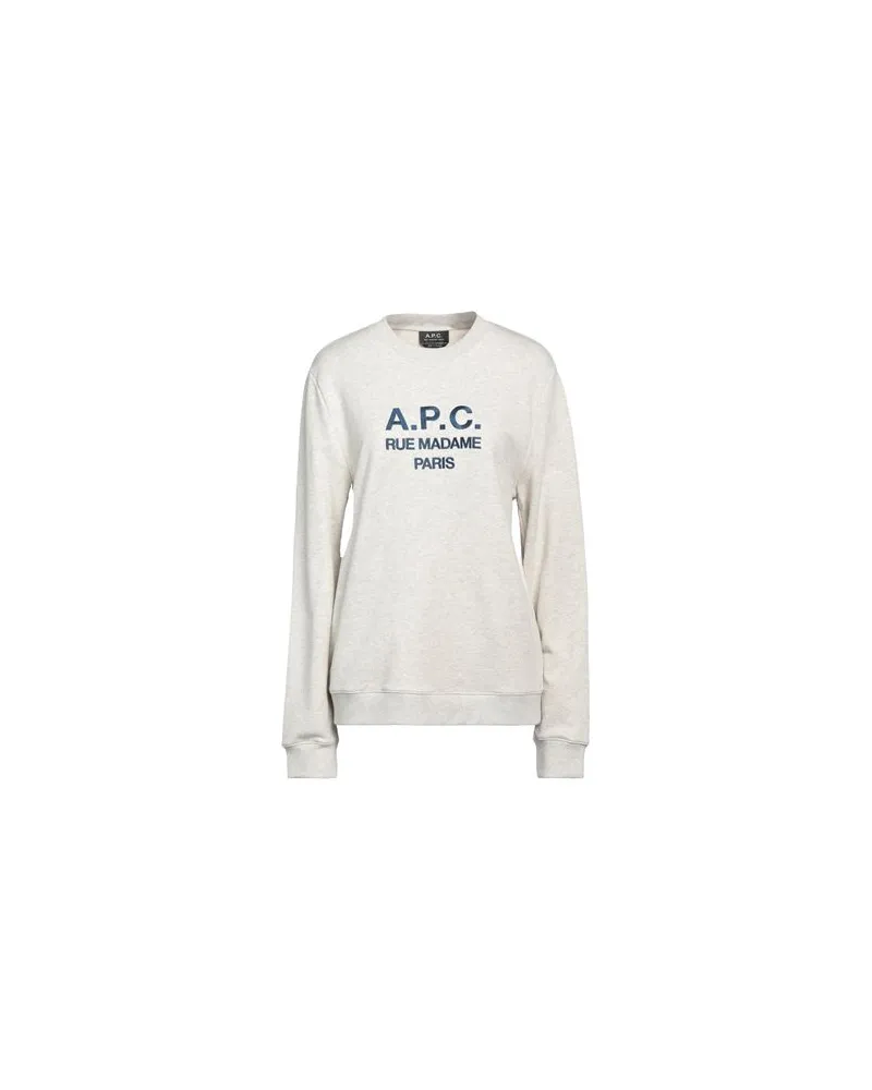 A.P.C. TOPS - Sweatshirtsauf YOOX.COM Hellgrau