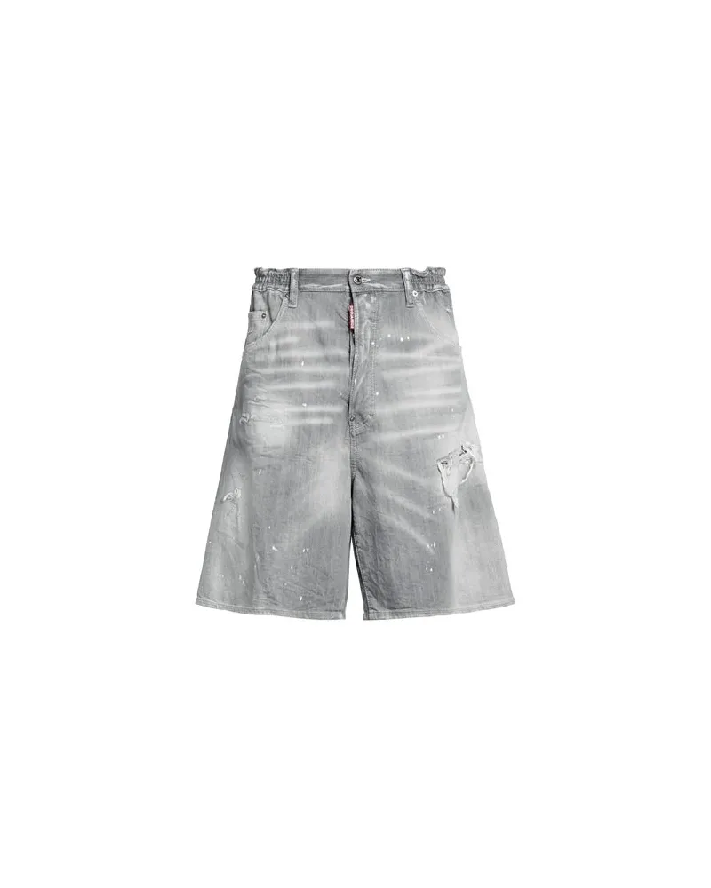 Dsquared2 HOSEN & RÖCKE - Jeansshortsauf YOOX.COM Grau