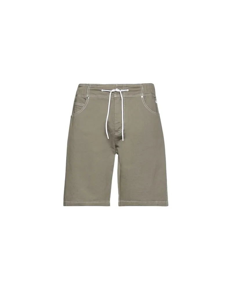 MSGM HOSEN & RÖCKE - Jeansshortsauf YOOX.COM Khaki