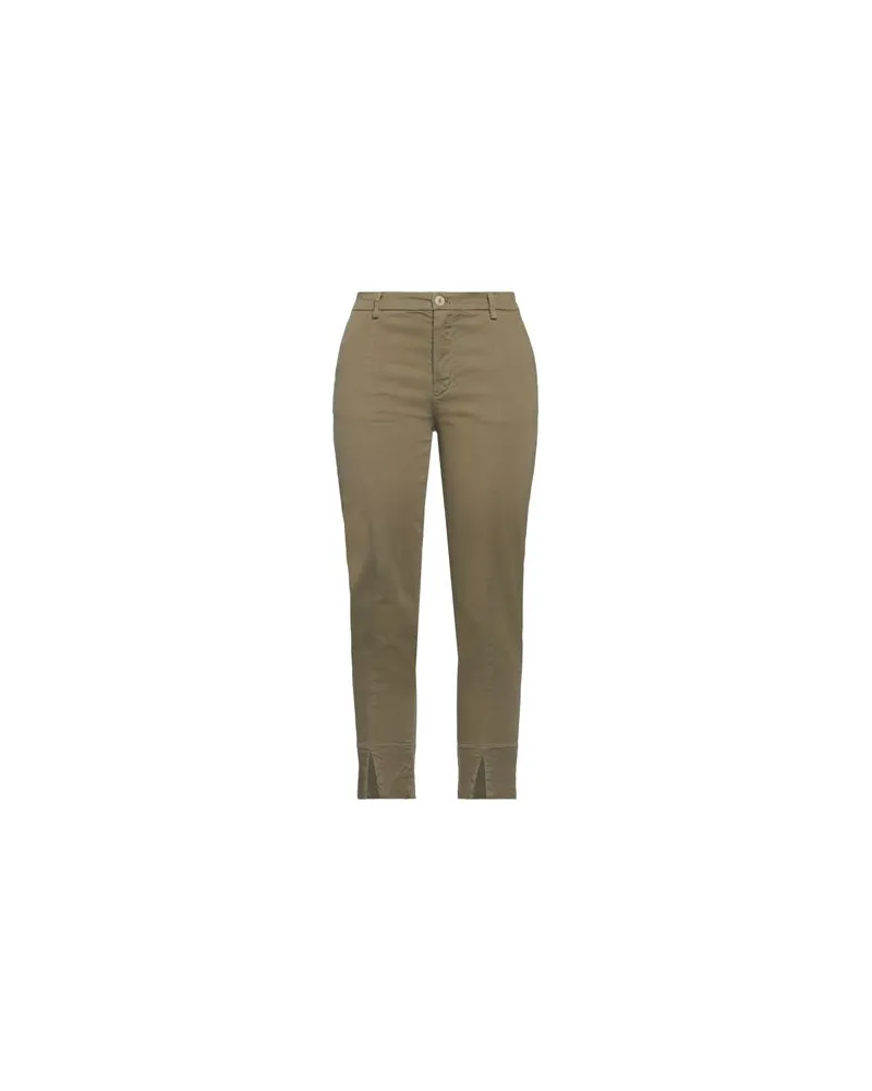 VIRNA DRÒ HOSEN & RÖCKE - Hosenauf YOOX.COM Militärgrün