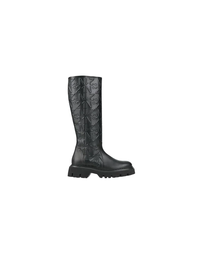 N° 21 SCHUHE - Stiefelauf YOOX.COM Schwarz