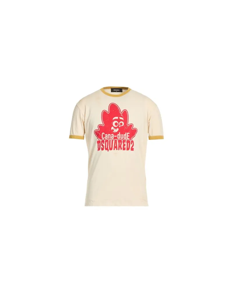 Dsquared2 TOPS - T-shirtsauf YOOX.COM Beige