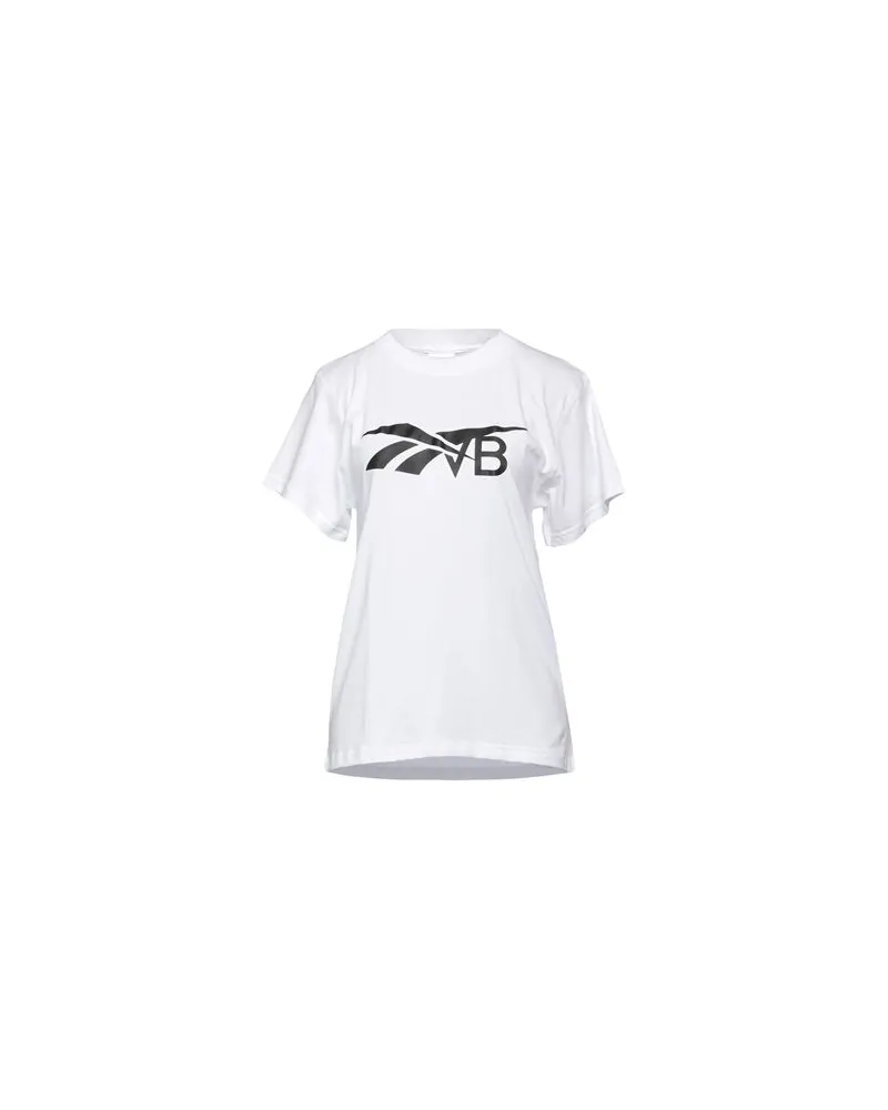 Reebok TOPS - T-shirtsauf YOOX.COM Weiß