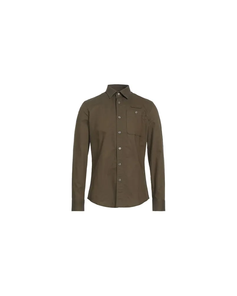 G-STAR RAW TOPS - Hemdenauf YOOX.COM Militärgrün