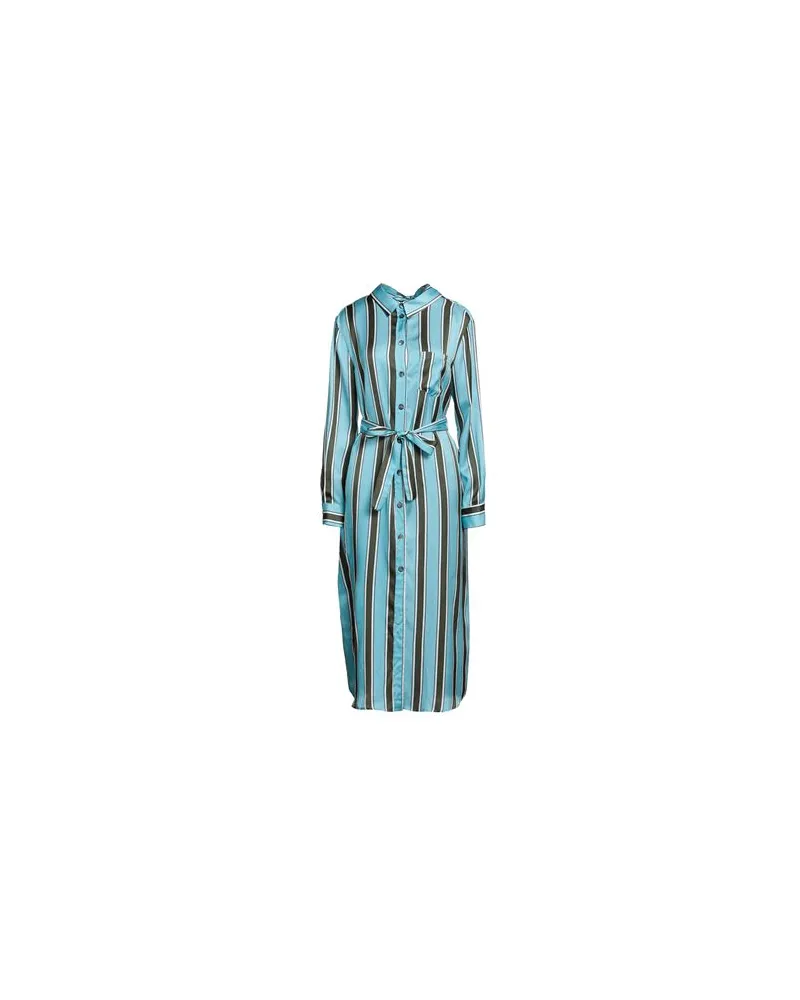 Semicouture KLEIDER - Midi-Kleiderauf YOOX.COM Himmelblau