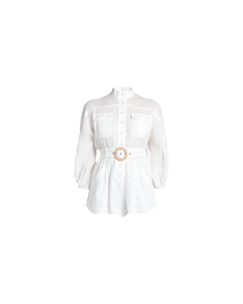 Zimmermann OVERALLS - Jumpsuitsauf YOOX.COM Weiß