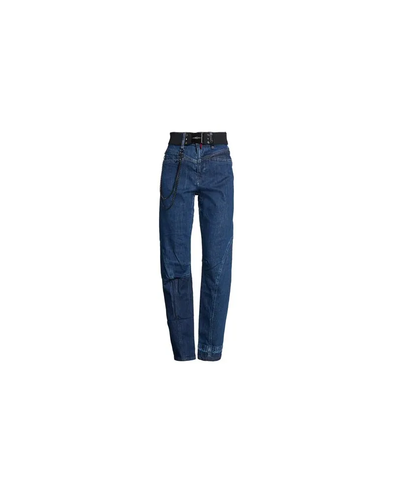 HIGH HOSEN & RÖCKE - Jeanshosenauf YOOX.COM Blau