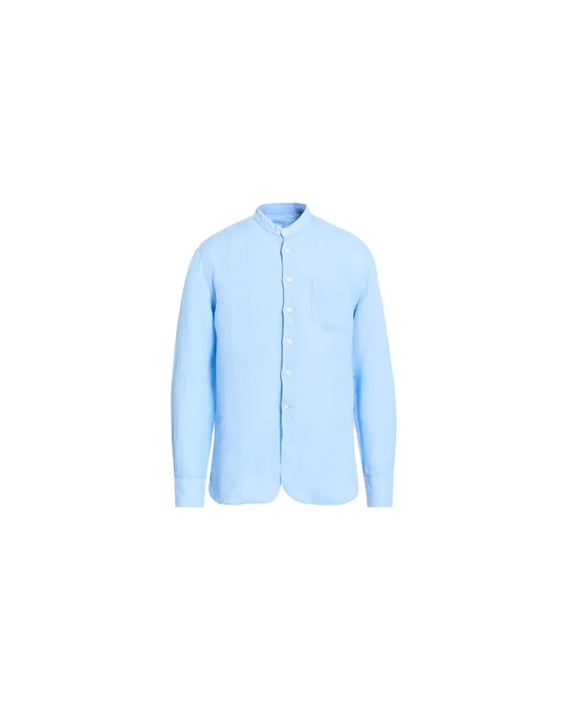 120% Lino TOPS - Hemdenauf YOOX.COM Azurblau