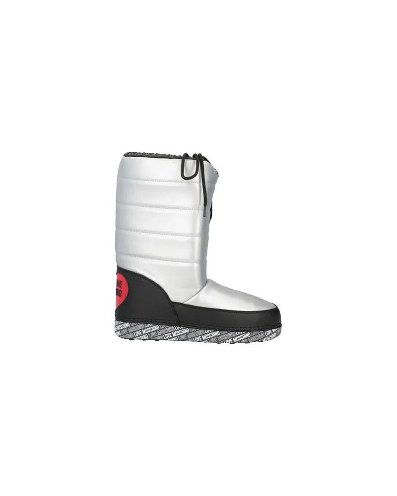 Moschino SCHUHE - Stiefelauf YOOX.COM Silber