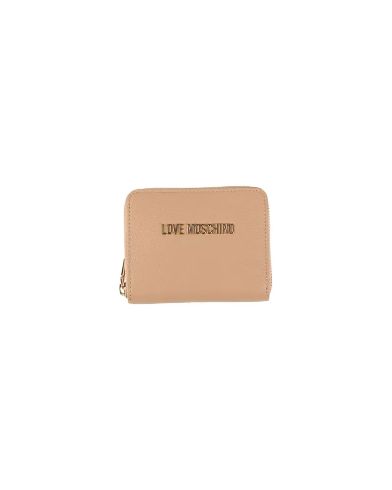 Moschino Kleinlederwaren - Brieftaschenauf YOOX.COM Beige