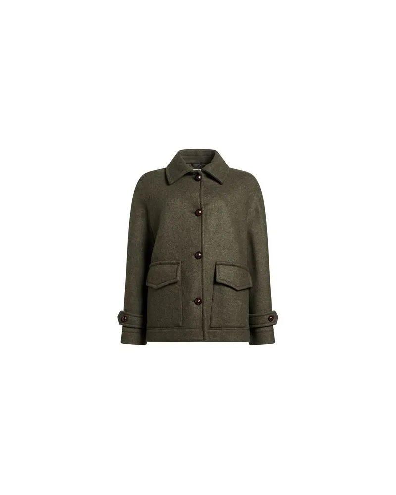 CIRCOLO 1901 JACKEN & MÄNTEL - Mäntelauf YOOX.COM Militärgrün