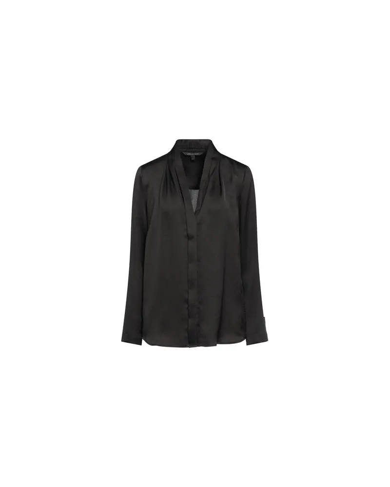 Armani Exchange TOPS - Hemdenauf YOOX.COM Schwarz