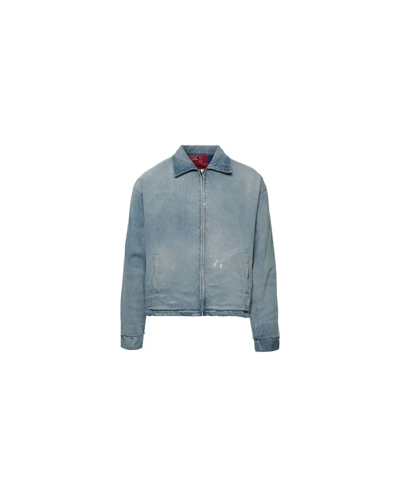 FourTwoFour on Fairfax JACKEN & MÄNTEL - Jeansjacken/Mäntelauf YOOX.COM Blau