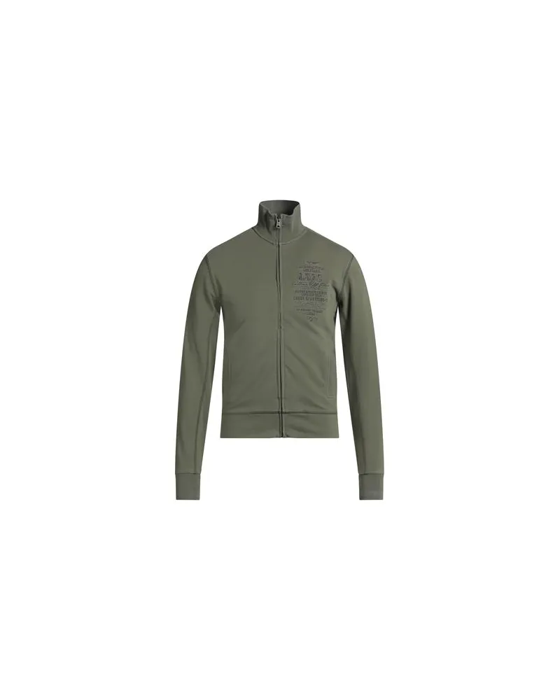 Aeronautica Militare TOPS - Sweatshirtsauf YOOX.COM Militärgrün